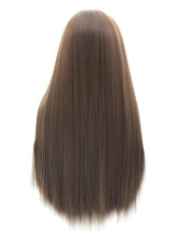Load image into Gallery viewer, Yaki Chestnut Brown Lace Front Wig 515