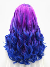 Load image into Gallery viewer, Gradient Purple Lace Front Wig 609