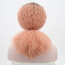 Load image into Gallery viewer, Rooted Pink Wavy Lace Front Wig 056