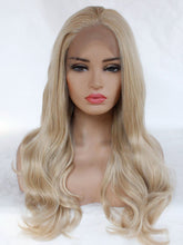 Load image into Gallery viewer, 24" Mixed Blonde Wavy Lace Front Wig 470