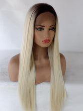 Load image into Gallery viewer, Dark Root 613# Blonde Lace Front Wig 166