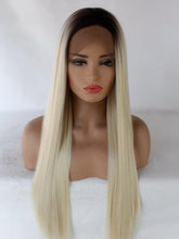Load image into Gallery viewer, Dark Root 613# Blonde Lace Front Wig 166