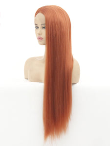 130# Fox Red Yaki Lace Front Wig 660