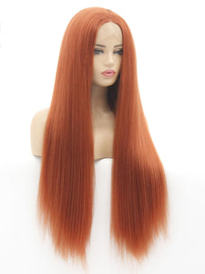 130# Fox Red Yaki Lace Front Wig 660