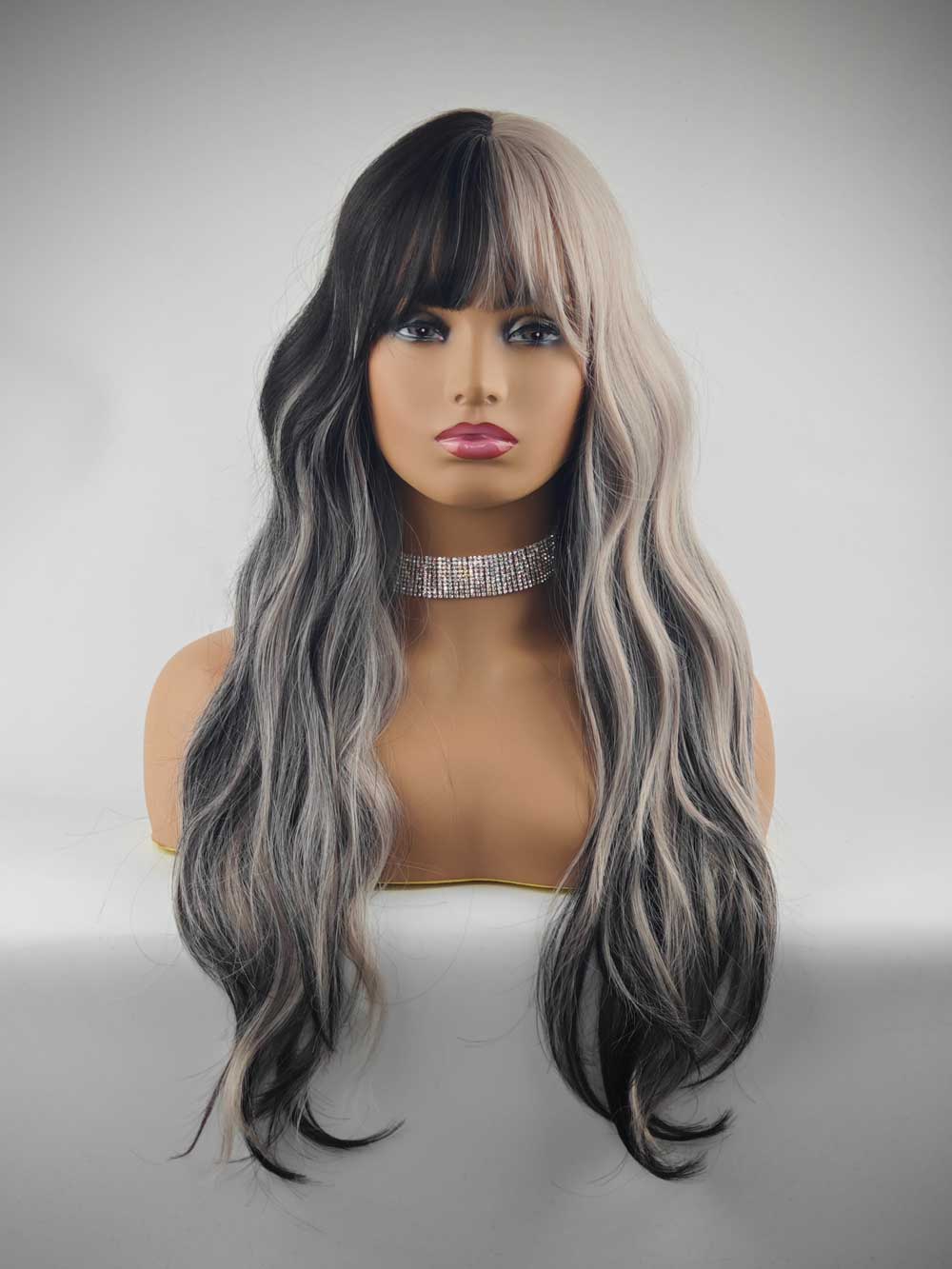 Gray n Black Regular Wig 692