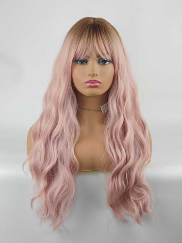 Barbie Pink Wavy Regular Wig