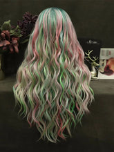 Load image into Gallery viewer, Pastel Rainbow Lace Front Wig 662