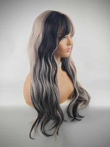 Gray n Black Regular Wig 692