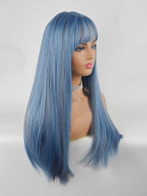 Load image into Gallery viewer, Mermaid Mixed Blue Regular Wig 697