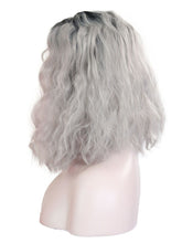 Load image into Gallery viewer, Rooted Gray Short Lace Front Wig 078