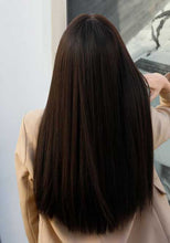 Load image into Gallery viewer, Darkest Brown Regular Wig 696