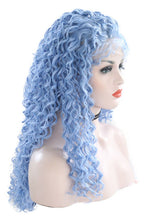 Load image into Gallery viewer, Ruddy Blue Curly Lace Front Wig 030