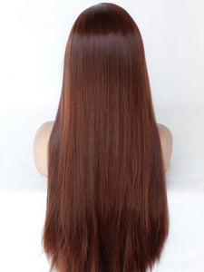 #33 26“ Dark Auburn Full Lace Wig 402