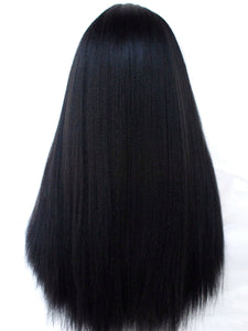 Classic Black Yaki Lace Front Wig 431