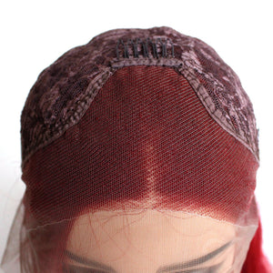Two Tones Red Lace Front Wig 607