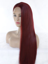 Load image into Gallery viewer, Sangria Red Lace Front Wig 605
