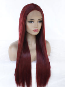 Sangria Red Lace Front Wig 605