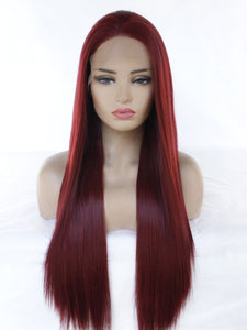 Sangria Red Lace Front Wig 605