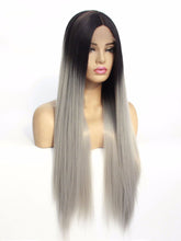 Load image into Gallery viewer, Rooted Gray Lace Front Wig 597