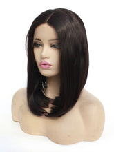Load image into Gallery viewer, Darkest Brown Bob Lace Front Wig 586