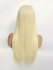 24" French Vanilla Blonde Lace Front Wig 469