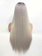 Load image into Gallery viewer, Rooted Gray Lace Front Wig 582