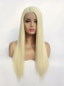 24" French Vanilla Blonde Lace Front Wig 469