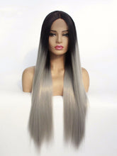 Load image into Gallery viewer, Rooted Gray Lace Front Wig 597