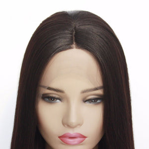 2# Darkest Brown Lace Front Wig 585
