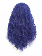 Load image into Gallery viewer, Rooted Blue Wavy Lace Front Wig 178