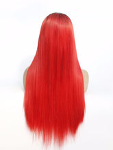 Load image into Gallery viewer, Rooted Bright Red Lace Front Wig 631