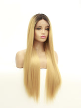 Load image into Gallery viewer, Rooted Blonde Lace Front Wig 611