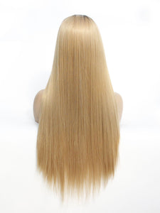 Rooted Strawberry Blonde Lace Front Wig 414