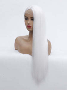 Pure White Lace Front Wig 485
