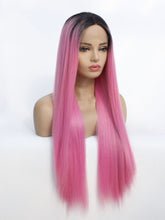 Load image into Gallery viewer, Rooted Taffy Pink Lace Front Wig 574
