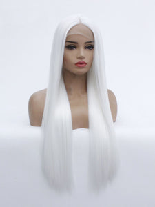 Pure White Lace Front Wig 485