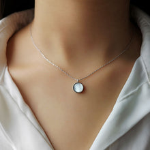 Load image into Gallery viewer, 925 Silver Round Shell Necklace YS001