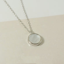 Load image into Gallery viewer, 925 Silver Round Shell Necklace YS001