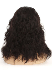 2# Darkest Brown Natural Wavy Lace Front Wig 180