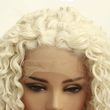 Load image into Gallery viewer, 60# White Blonde Curly Lace Front Wig 425