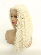 Load image into Gallery viewer, 60# White Blonde Curly Lace Front Wig 425