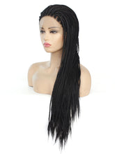 Load image into Gallery viewer, Classic Black Braided Lace Front Wig 634