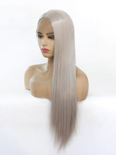 Load image into Gallery viewer, Medium Gray Lace Front Wig 616