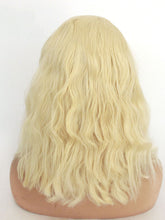 Load image into Gallery viewer, 14&quot; French Vanilla Blonde Wavy Lace Front Wig 443