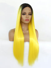 Load image into Gallery viewer, Rooted Yellow Lace Front Wig 437