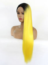 Load image into Gallery viewer, Rooted Yellow Lace Front Wig 437
