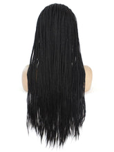 Load image into Gallery viewer, Classic Black Braided Lace Front Wig 634