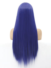 Load image into Gallery viewer, 26&quot; Navy Blue Lace Front Wig 439