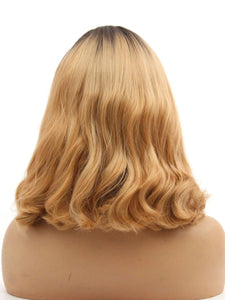 14" Rooted Blonde Lace Front Wig 441