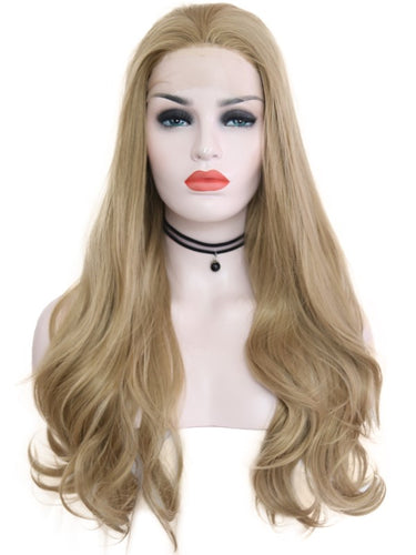 Butterscotch Blonde Wavy Lace Front Wig 085
